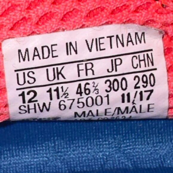 Adidas Deerupt 'Red Blue' Casual Sneakers CQ2624 Men's 12 - Picture 10 of 11